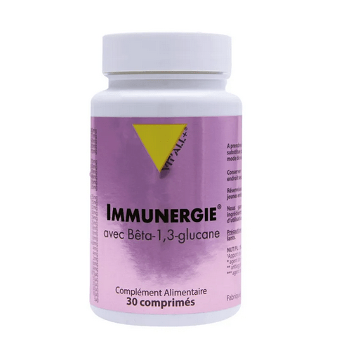 Immunergie avec Beta-1,3 glucane 30 comprimés VIT'ALL+ - Maple Wellness Supplements