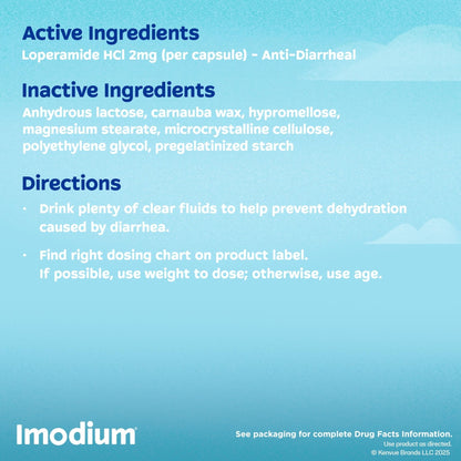 Imodium A-D Diarrhea Relief Caplets with Loperamide HCl, Anti-Diarrheal Medicine to Help Control Symptoms of Diarrhea Due to Acute, Traveler's Diarrhea, HSA/FSA Eligible, 24 ct - Maple Wellness Supplements