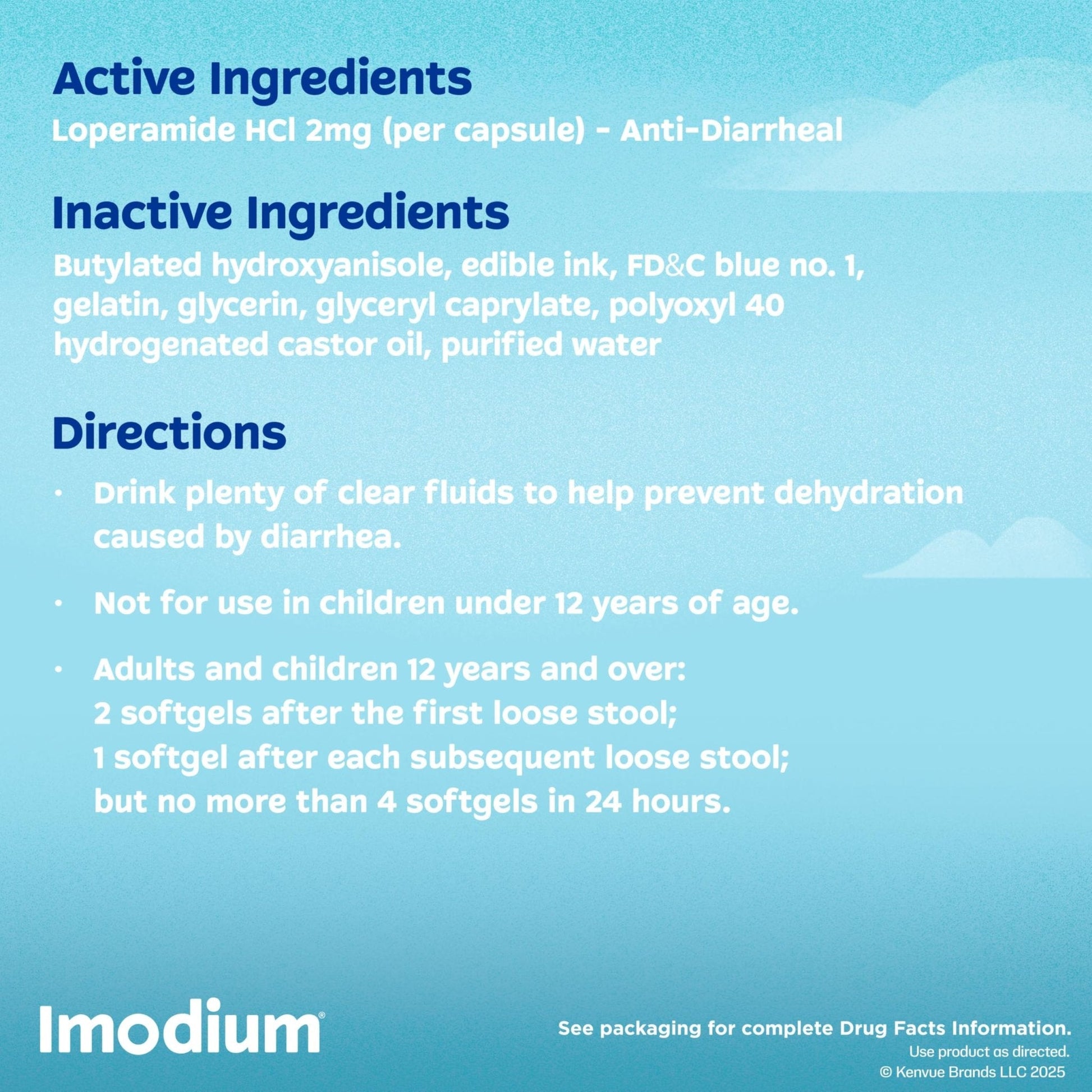 Imodium A-D Fast-Acting Anti-Diarrheal Softgels, Loperamide HCl 2 mg, Travel Essential Diarrhea Relief Medicine for Adults, 24 Count, Anti Diarrhea Pills,Easy to Swallow, for Ages 12+ - Maple Wellness Supplements