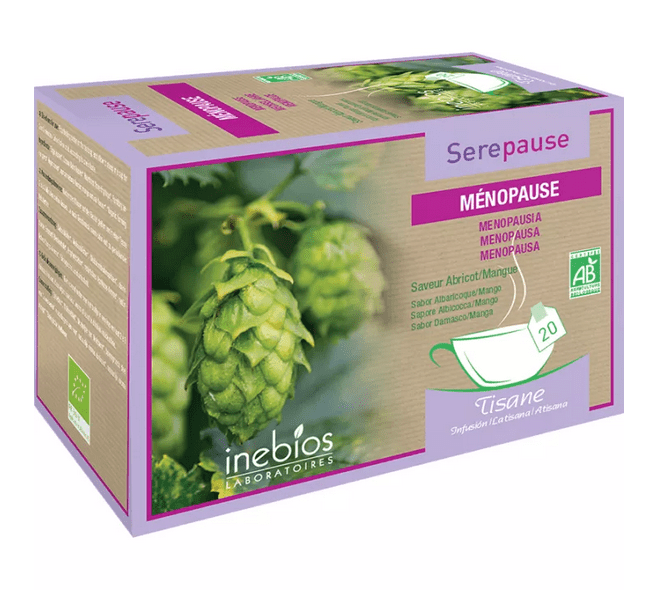 Inebios Serepause Menopause Organic Herbal Tea 20 teabags - Maple Wellness Supplements