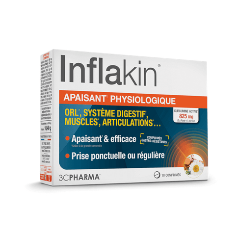 Inflakin soothing physiological - 30 tablets - 3C PHARMA - Maple Wellness Supplements