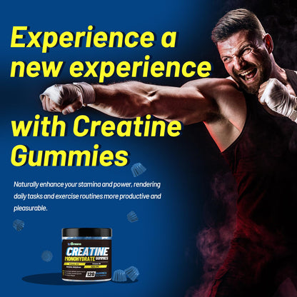 inGreens Creatine Monohydrate Gummies 6g for Men & Women 120 Count - Maple Wellness Supplements