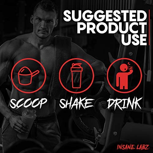 Insane Labz Psychotic Gold, High Stim Pre Workout Powder, Extreme Lasting Energy - Maple Wellness Supplements