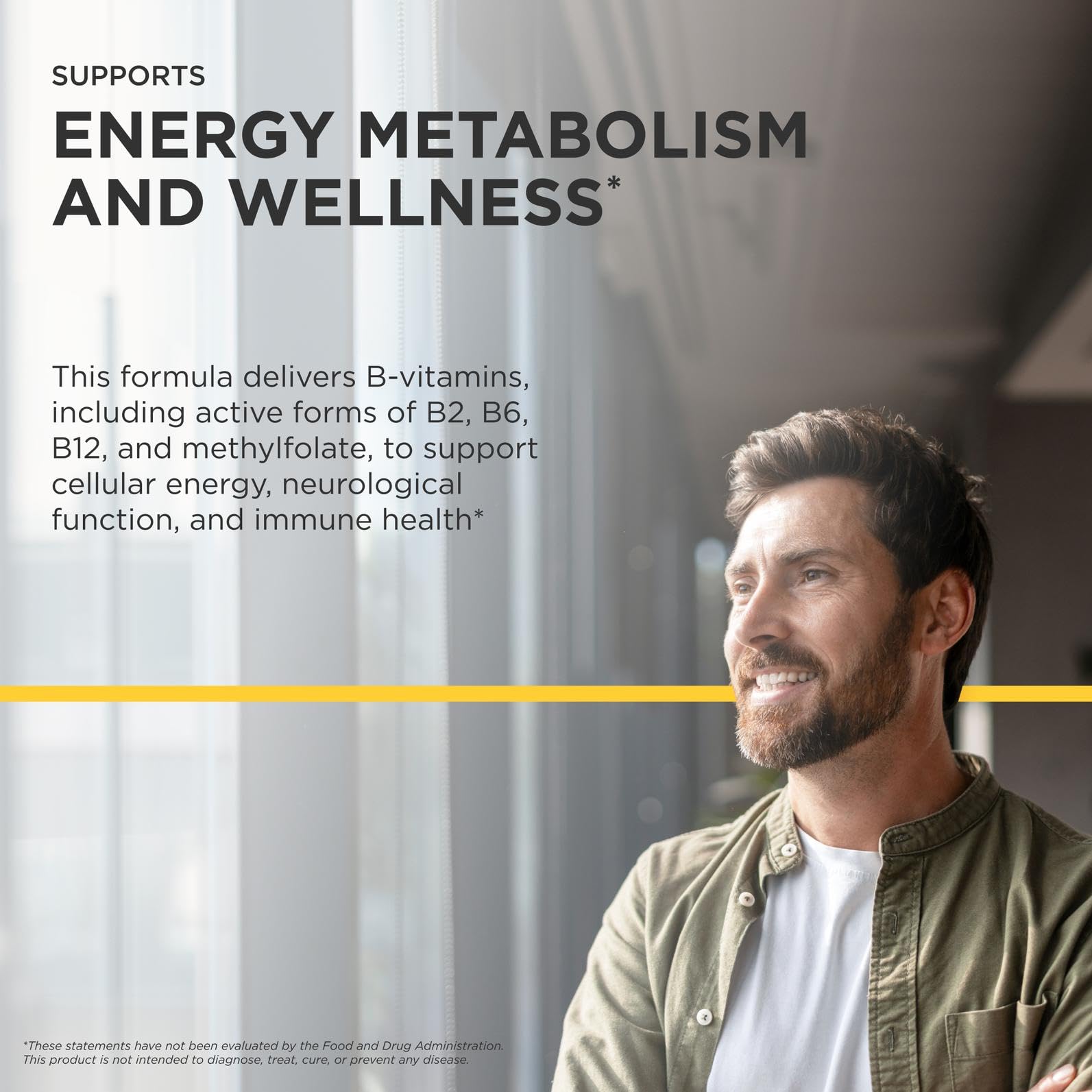 Integrative Therapeutics Active B-Complex - with Choline and Methylfolate - Cellular Energy, Immune Function & Heart Health Support with Vitamins B2, B6 & B12 - Maple Wellness Supplements