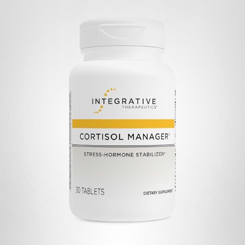 Integrative Therapeutics Cortisol Manager - Balance Cortisol & Support Relaxation for Restful Sleep* - Includes Ashwagandha & L-Theanine for Confidence with Less Stress - Maple Wellness Supplements