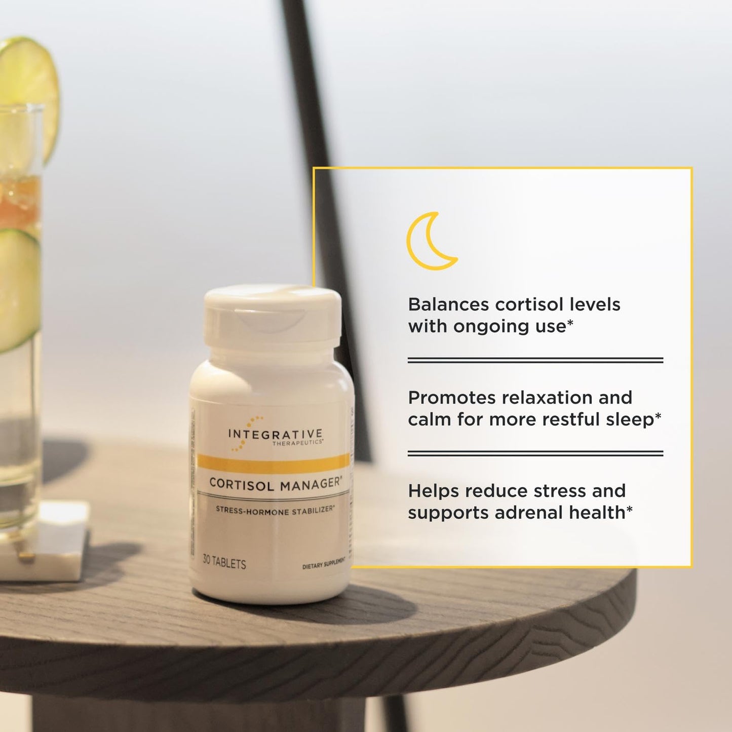 Integrative Therapeutics Cortisol Manager & L-Theanine - Maple Wellness Supplements