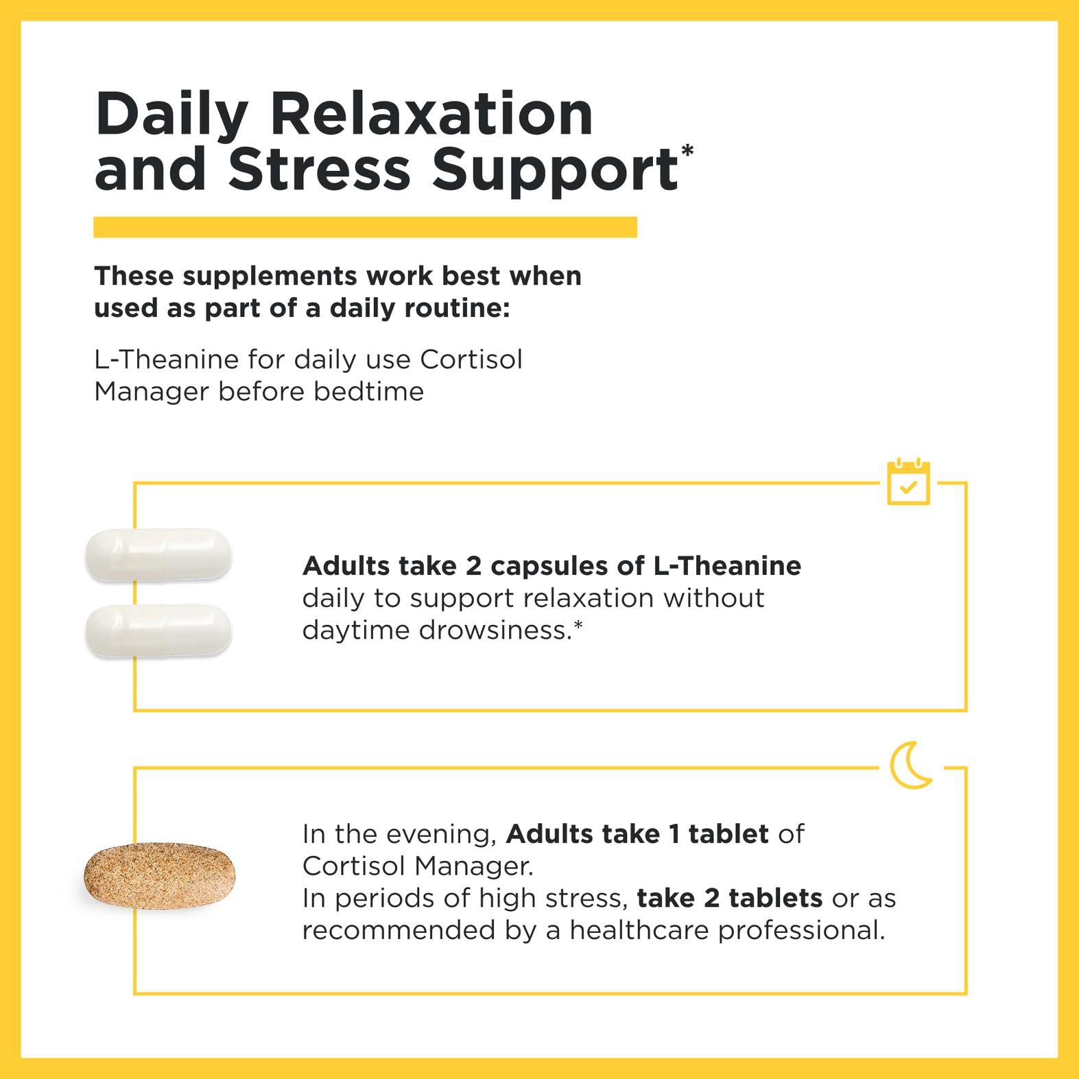 Integrative Therapeutics Cortisol Manager & L-Theanine - Maple Wellness Supplements