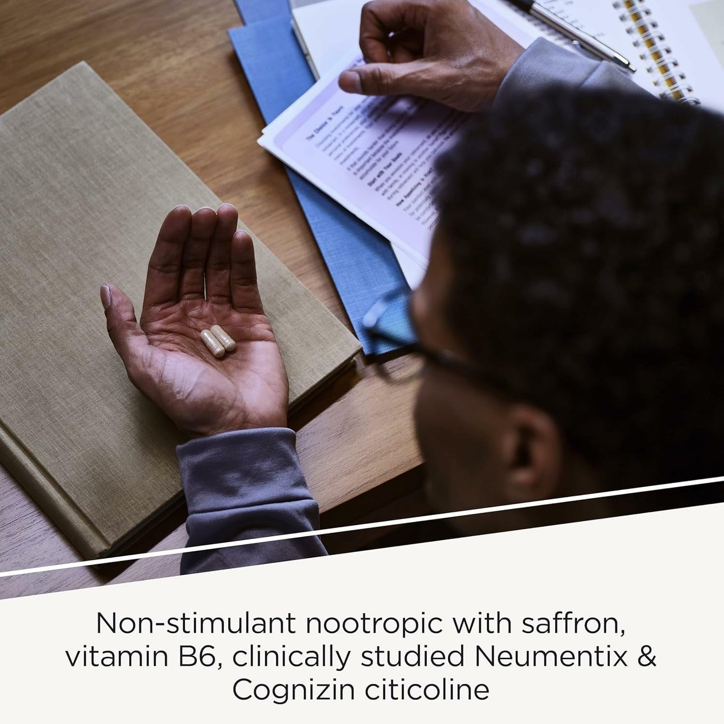 Integrative Therapeutics Neurologix - Brain Health Supplement* - Non-Stimulant Nootropic Supplement for Focus* - Memory Support* - Vegan, Gluten-Free & Dairy-Free - 120 Capsules (60 Servings) - Maple Wellness Supplements