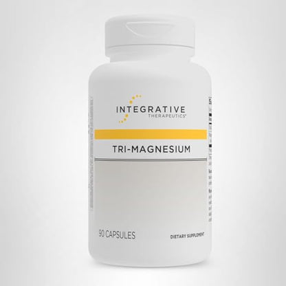 Integrative Therapeutics Tri-Magnesium - Supports Cellular Energy & Energy Metabolism - Magnesium Supplement for Heart & Nerve Health Support - Maple Wellness Supplements