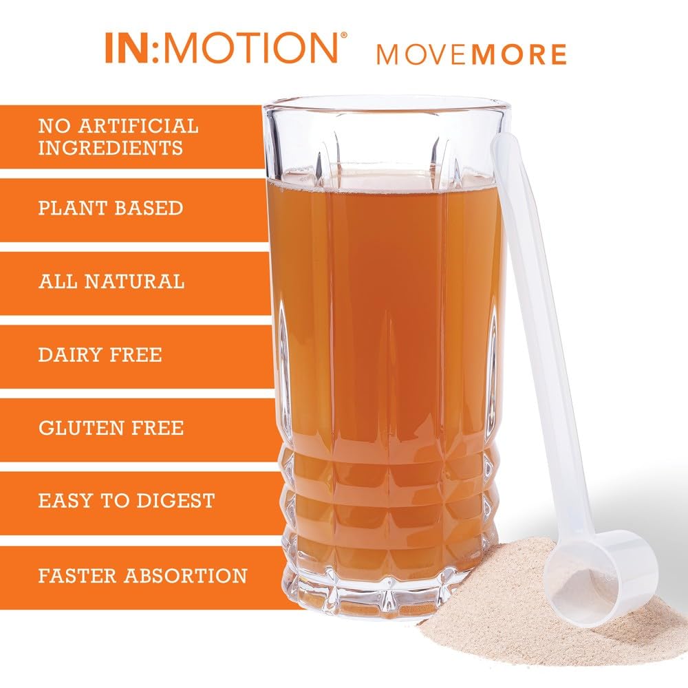 in:TotalWellness - in:Motion Natural Herbal Formula, 20 Serving Pouch, Corydalis, Tumeric, Ginger + 9 More ADAPTOGEN Herbs, Citrus Berry Flavor, 1 Count - Maple Wellness Supplements