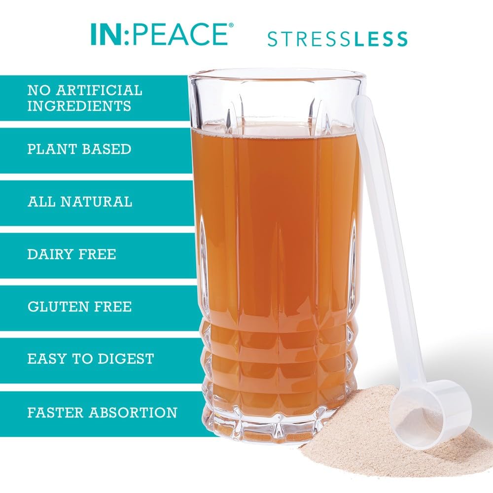 In:TotalWellness IN:Peace Herbal Calming Formula. 20 Serving Pouch, Wild Berry Flavor. 9 Herb Antioxidant + Adaptogen Blend. Clinically Proven Ingredients. Crafted by a Licensed Herbalist - Maple Wellness Supplements
