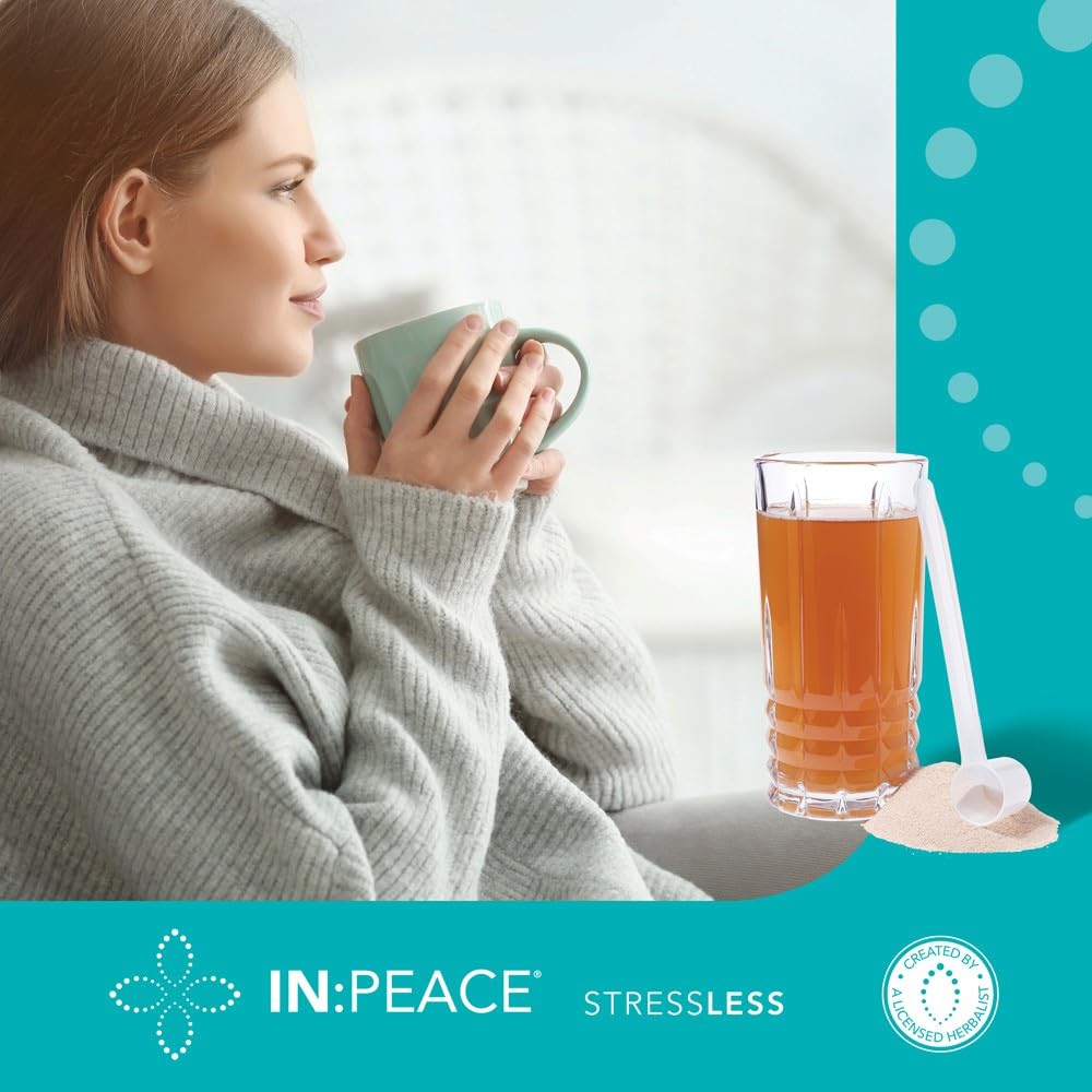 In:TotalWellness IN:Peace Herbal Calming Formula. 20 Serving Pouch, Wild Berry Flavor. 9 Herb Antioxidant + Adaptogen Blend. Clinically Proven Ingredients. Crafted by a Licensed Herbalist - Maple Wellness Supplements
