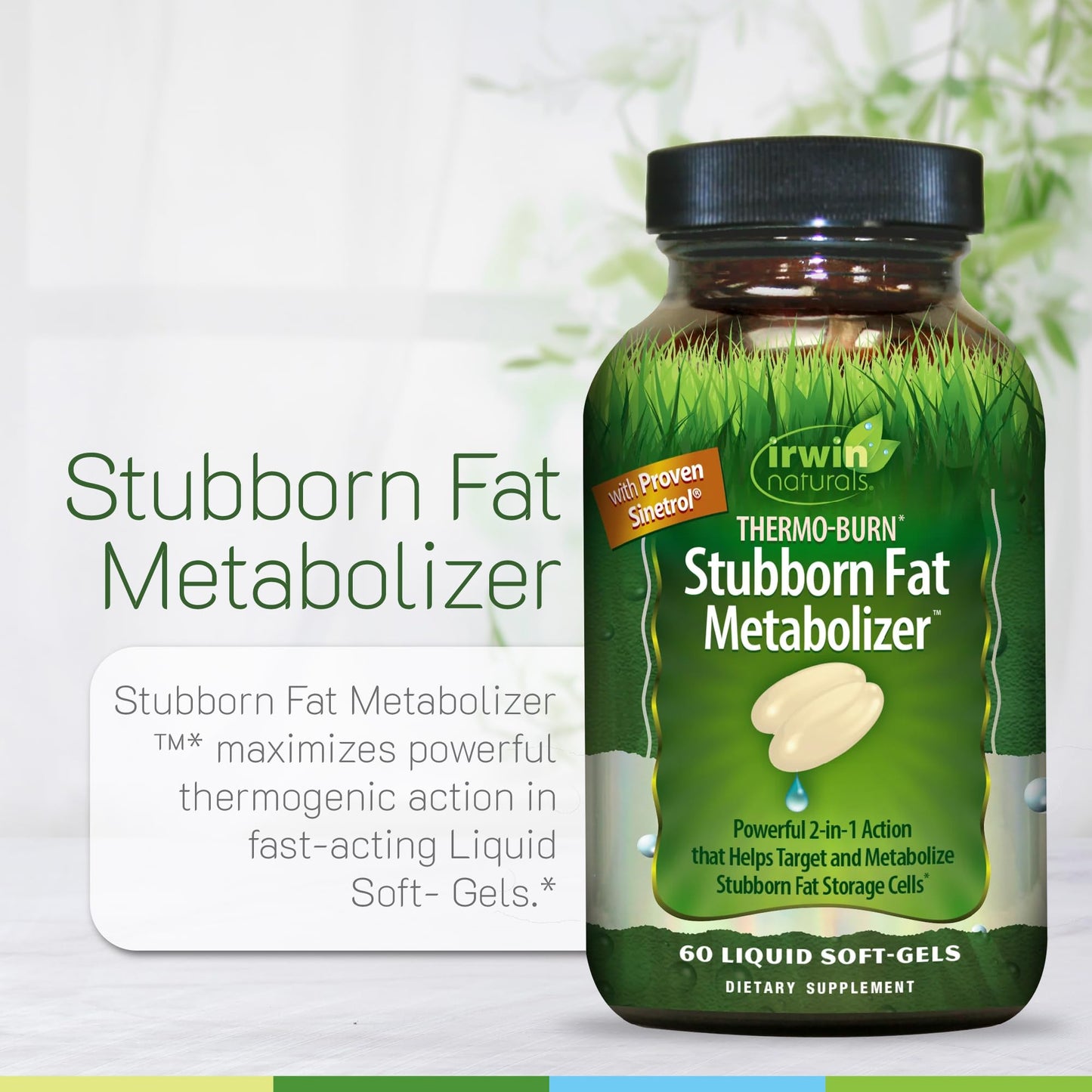 Irwin Naturals Thermo-Burn Stubborn Fat Metabolizer - 75 Liquid Soft-Gels - Maple Wellness Supplements