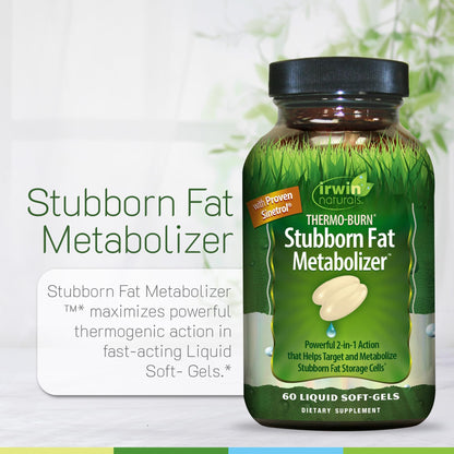 Irwin Naturals Thermo-Burn Stubborn Fat Metabolizer - 75 Liquid Soft-Gels - Maple Wellness Supplements