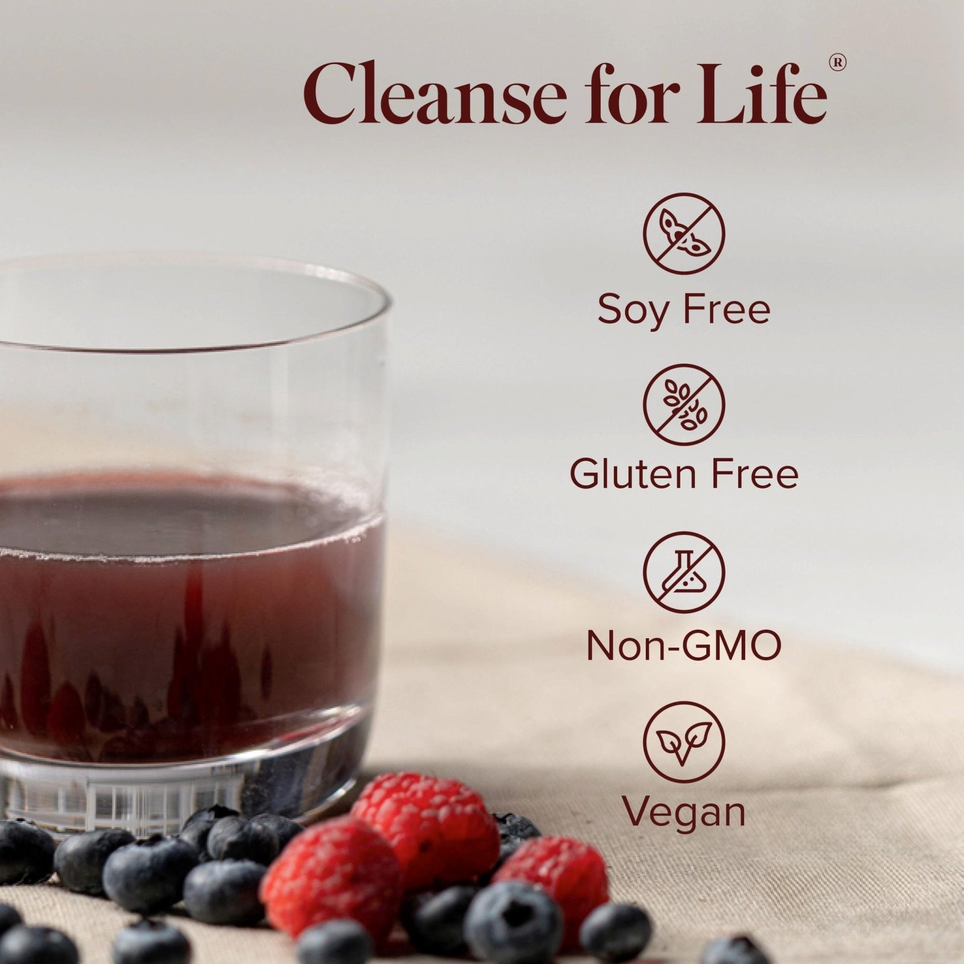 Isagenix Cleanse for Life - Powder Supplement for Cleanse Drink with No Laxatives or Diuretics - Support Metabolism with Vitamin B12 & Niacin - Maple Wellness Supplements