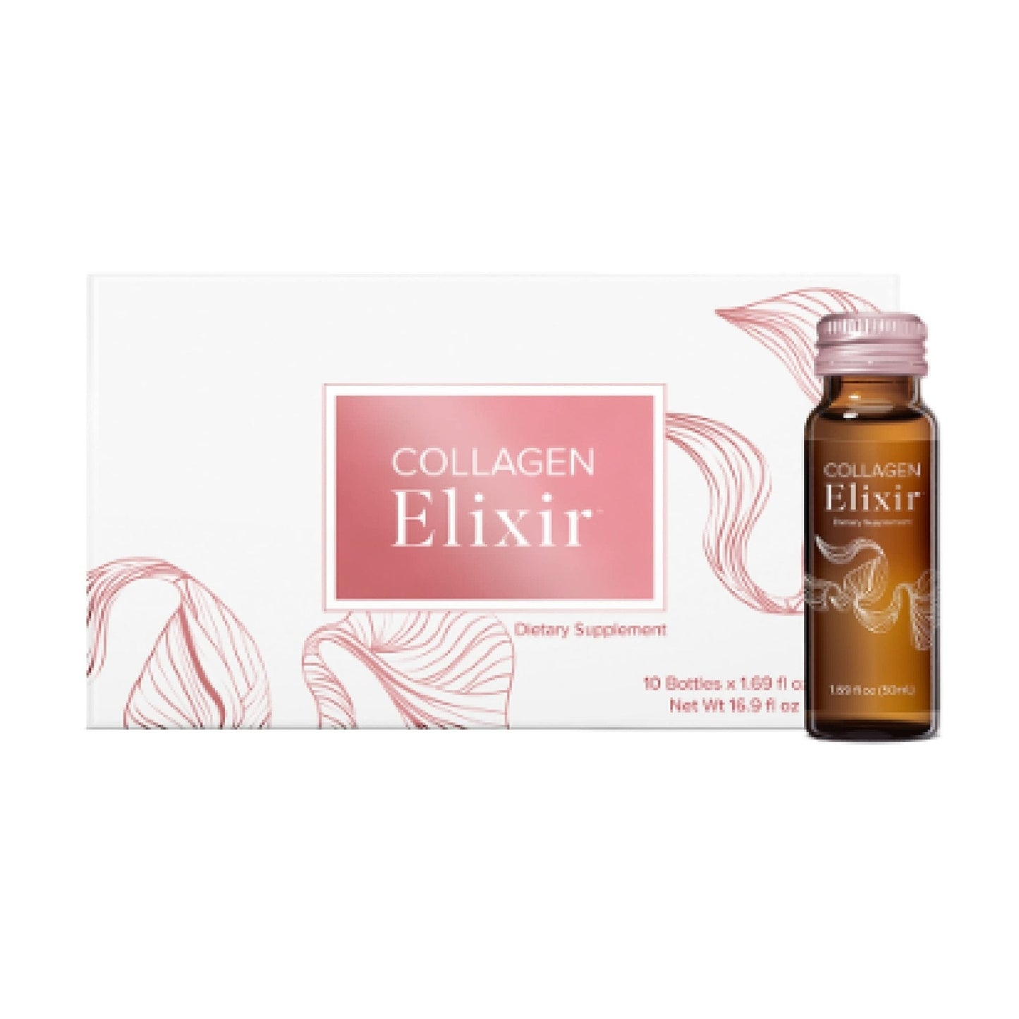 Isagenix Collagen Elixir - Collagen Drink with Marine Collagen Peptides - Liquid Collagen - Maple Wellness Supplements