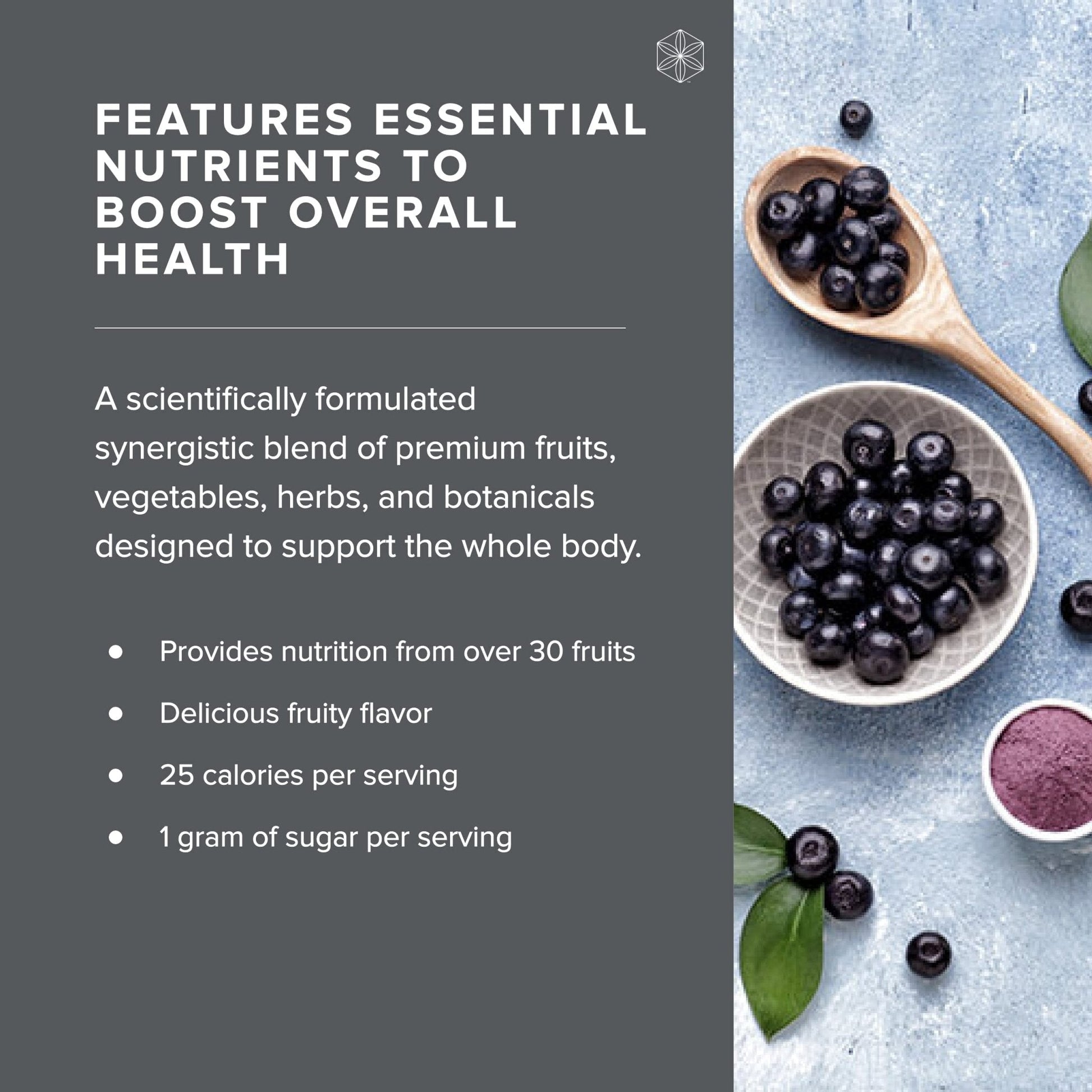 Isagenix Fruits - Phytonutrient & Superfruits Drink Mix - Health Support Supplement - Maple Wellness Supplements