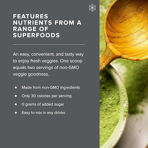 Isagenix Greens - 2 Servings of Vegetables Per Scoop - A Superfood Experience - Maple Wellness Supplements