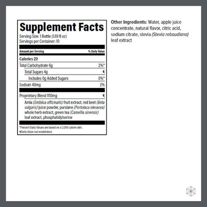 Isagenix Nootropic Elixir- Brain Health & Focus Supplement - Liquid Supplement with Green Tea Extract to Support a Healthy Mindset - 1.69 Oz Bottles (10 Count) - Maple Wellness Supplements