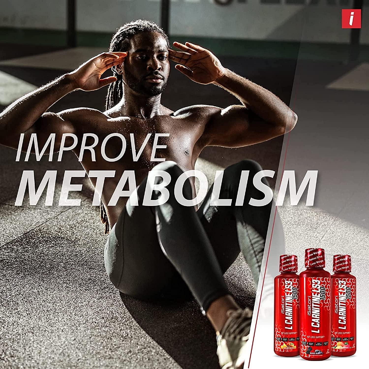 iSatori L-Carnitine LS3 3000, Liquid L-Carnitine with Acetyl L-Carnitine, L-Carnitine L-Tartrate, Stimulant Free Pre Workout, Low Calories, Sugar, Gluten, - Maple Wellness Supplements