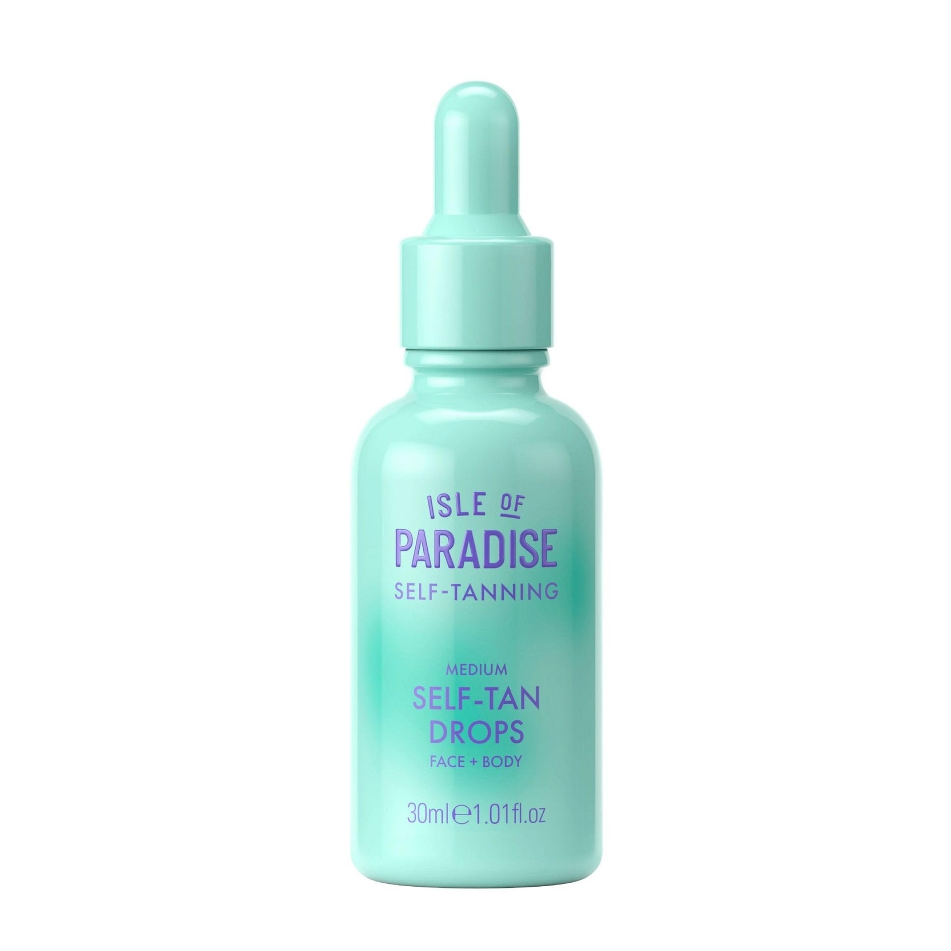 Isle of Paradise Self Tanning Face & Body Drops- Medium, Self Tanner Drops for a Natural Bronze, Long-lasting Tan - Maple Wellness Supplements