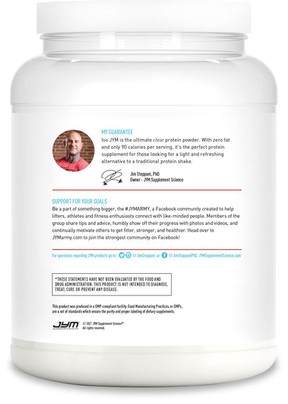 ISO JYM 20 Servings - Bombsicle - Maple Wellness Supplements