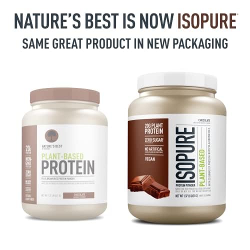 Isopure Chocolate Vegan Protein Powder, with Monk Fruit Sweetener & Amino Acids - Maple Wellness Supplements