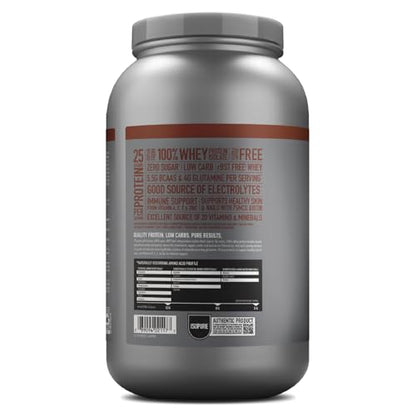 Isopure Dutch Chocolate Whey Isolate Protein Powder with Vitamin C & Zinc for Immune - Maple Wellness Supplements