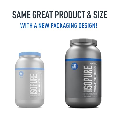 Isopure Protein Powder, Creamy Vanilla Whey Isolate with Vitamin C & Zinc for Immune - Maple Wellness Supplements