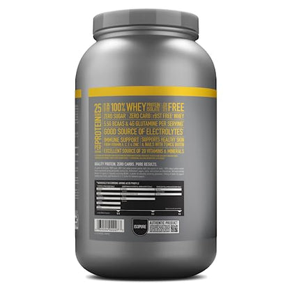 Isopure Protein Powder, Zero Carb Whey Isolate with Vitamin C & Zinc for Immune Support - Maple Wellness Supplements