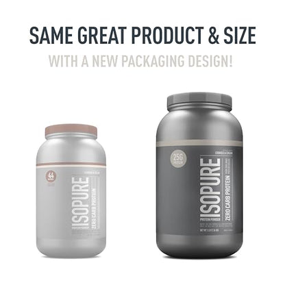 Isopure Protein Powder, Zero Carb Whey Isolate with Vitamin C & Zinc for Immune Support - Maple Wellness Supplements