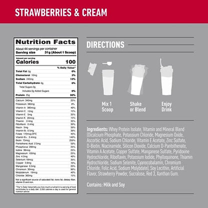 Isopure Protein Powder, Zero Carb Whey Isolate with Vitamin C & Zinc for Immune Support - Maple Wellness Supplements