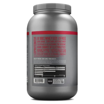 Isopure Protein Powder, Zero Carb Whey Isolate with Vitamin C & Zinc for Immune Support - Maple Wellness Supplements