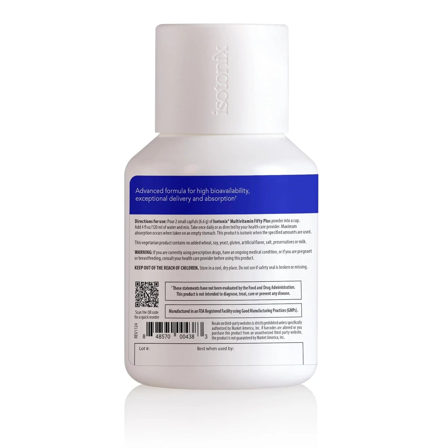 Isotonix Multivitamin Fifty Plus – Daily Multivitamin for Adults 50+ with B-Vitamins, Antioxidants, and Essential Nutrients - Maple Wellness Supplements