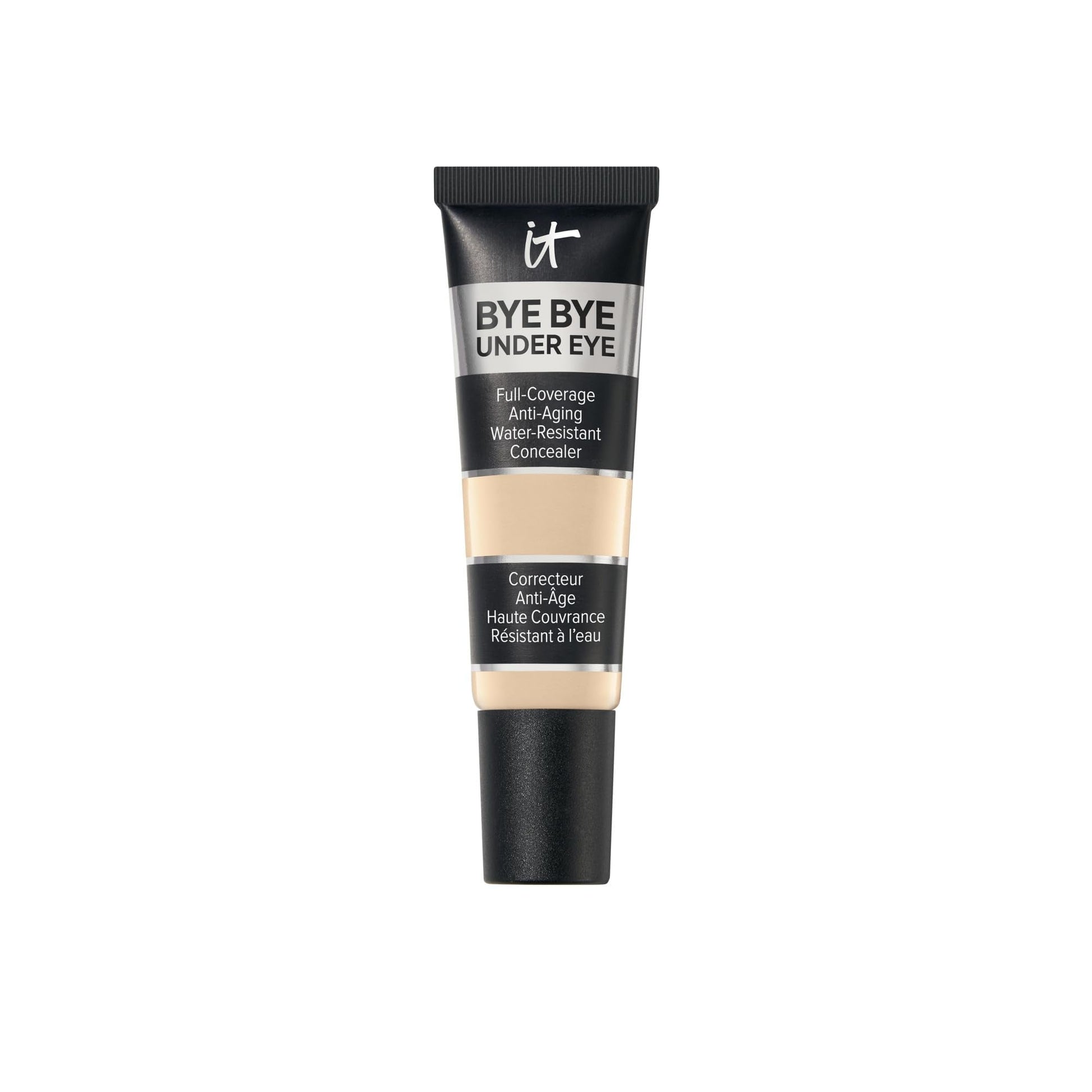 IT Cosmetics Bye Bye Under Eye Concealer (Light Nude) - Water-Resistant, Full Coverage Brightening Concealer For Dark Circles, Fine Lines, Redness & Discoloration, Anti-Aging, 24H Wear - 0.4 fl oz - Maple Wellness Supplements