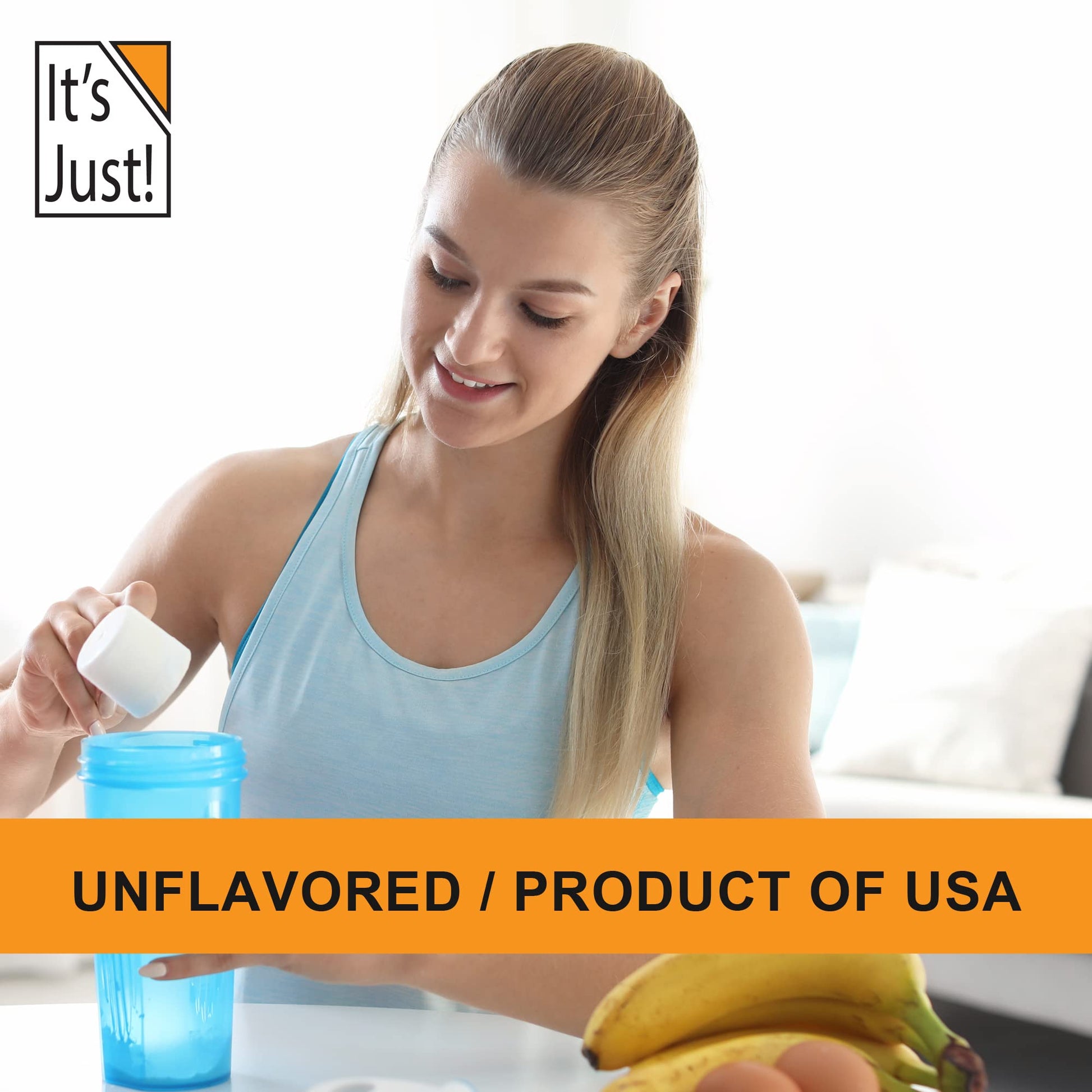 It's Just! - 100% Whey Protein Concentrate, Made in USA, Premium WPC-80, No Added - Maple Wellness Supplements