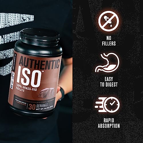 Jacked Factory Authentic ISO Grass Fed Whey Protein Isolate Powder - Low Carb - Maple Wellness Supplements