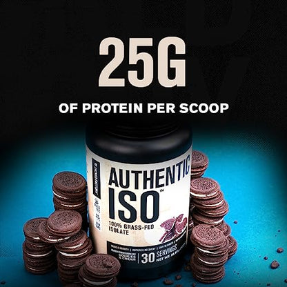 Jacked Factory Authentic ISO Grass Fed Whey Protein Isolate Powder - Low Carb - Maple Wellness Supplements