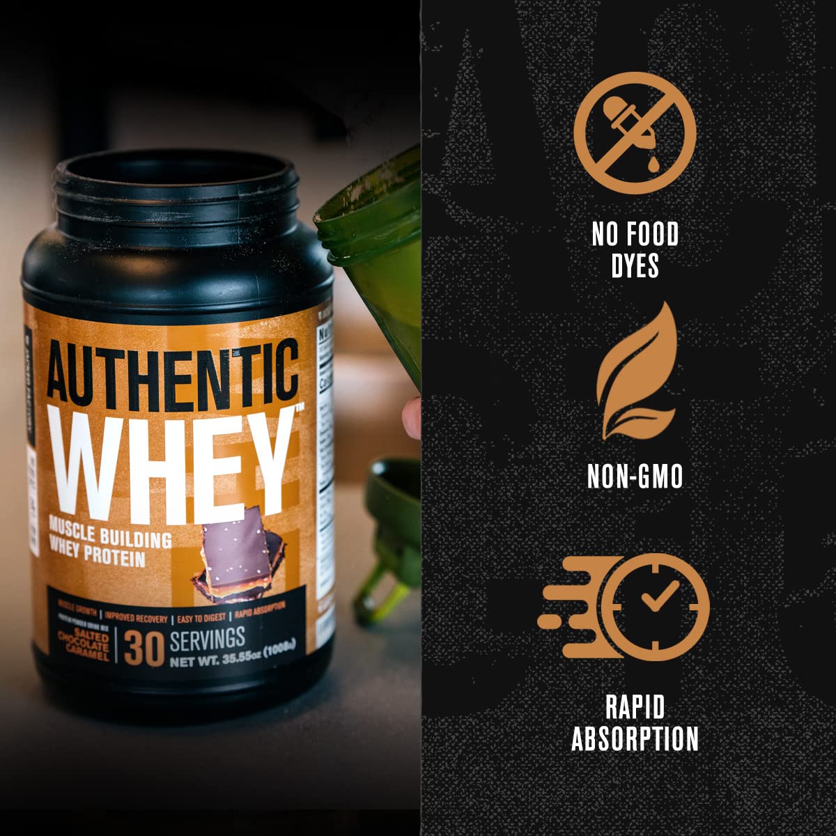 Jacked Factory Authentic Whey Muscle Building Whey Protein Powder - Low Carb - Maple Wellness Supplements