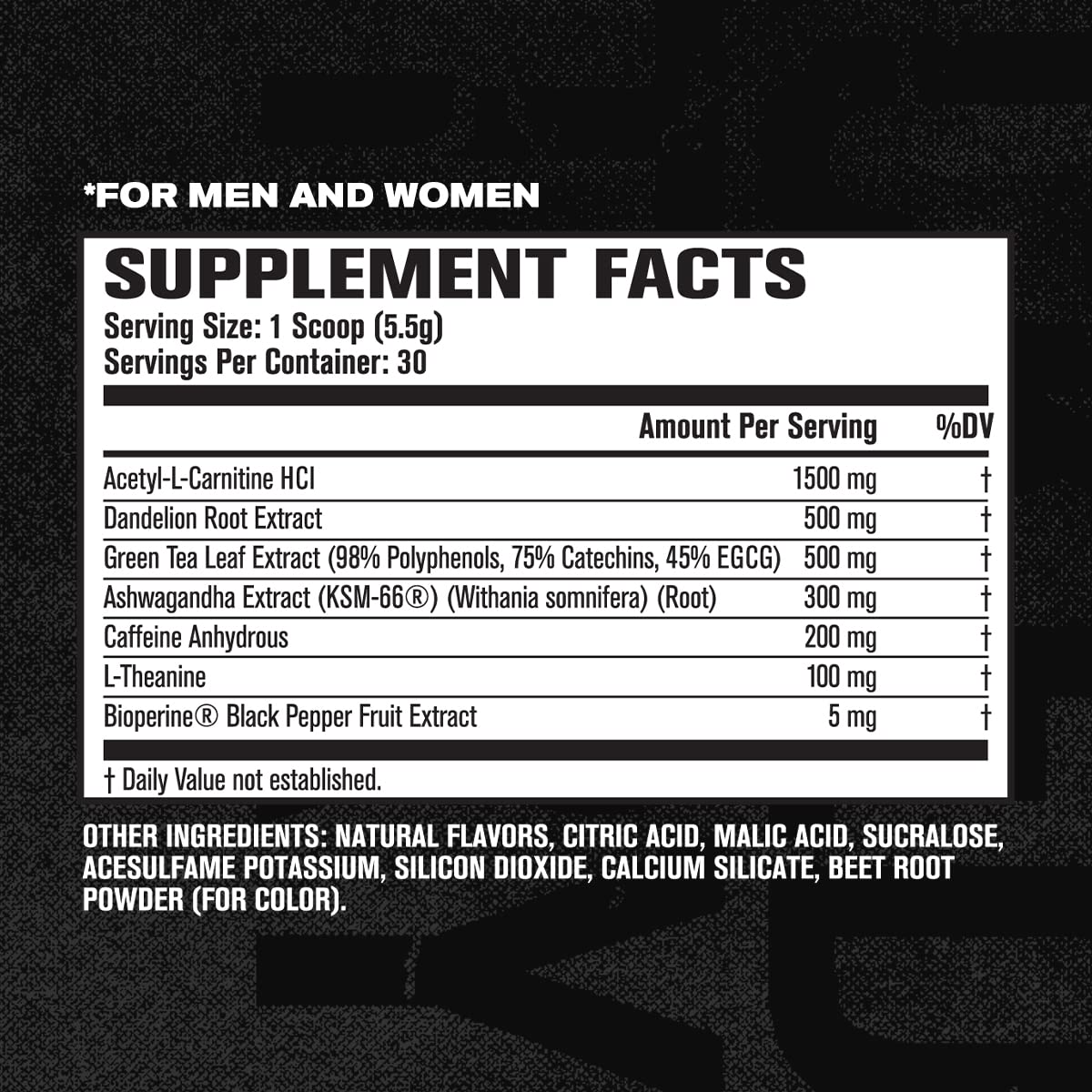 Jacked Factory Burn-XT Powder for Men & Women - Improve Focus & Increase Energy - Maple Wellness Supplements