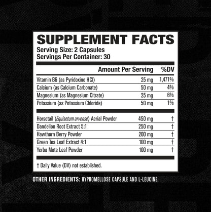 Jacked Factory Dry-XT Water Weight Loss Diuretic Pills - Natural Supplement - Maple Wellness Supplements