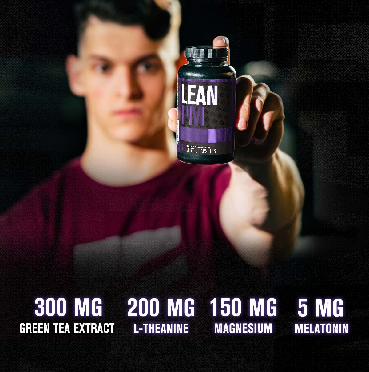 Jacked Factory Lean PM Night Time Body Support and Sleep Aid Supplement - Sleep Sup - Maple Wellness Supplements