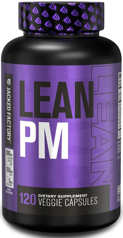 Jacked Factory Lean PM Night Time Body Support and Sleep Aid Supplement - Sleep Sup - Maple Wellness Supplements