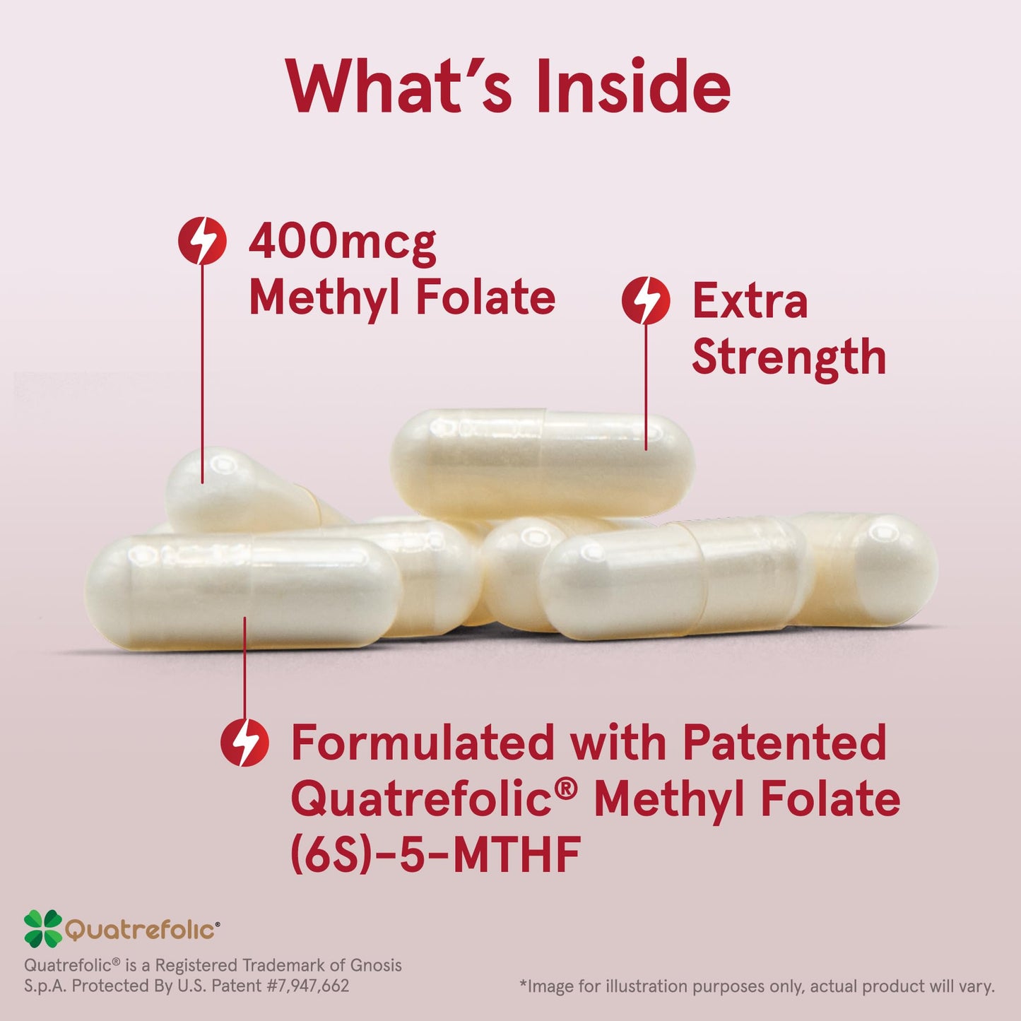 Jarrow Formulas Extra Strength Methyl Folate 400 mcg, Dietary Supplement for Cardiovascular and Neurologic Health Support - Maple Wellness Supplements