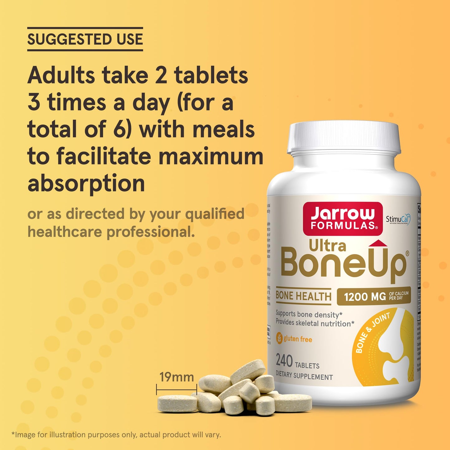 Jarrow Formulas® Ultra BoneUp®, Includes MK-7 and Silicon for Added Bone Support, 240 Bone Health Tablets - Maple Wellness Supplements