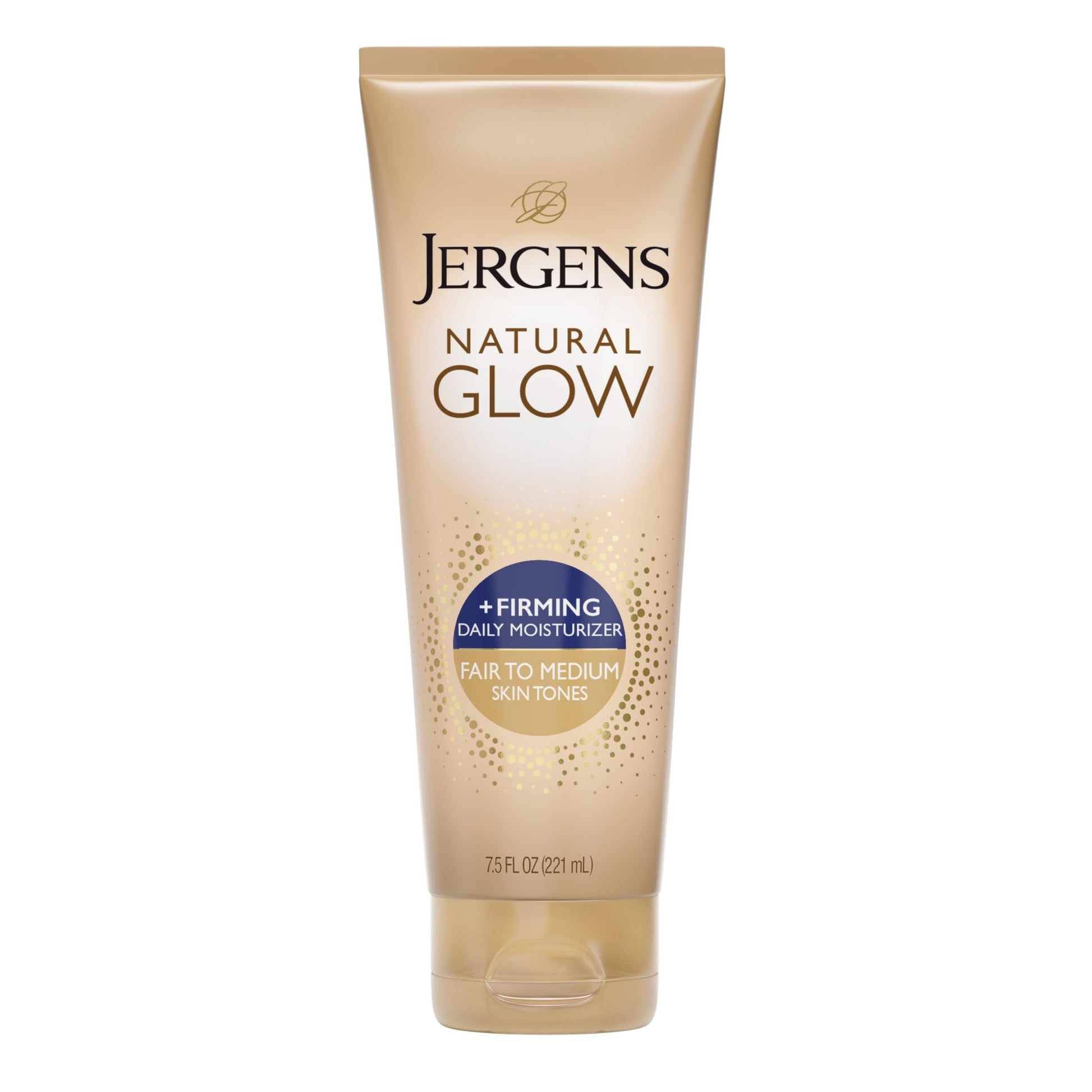 Jergens Natural Glow +Firming Self Tanner Body Lotion, Fair to Medium Skin Tone, Sunless Tanning Moisturizer - Maple Wellness Supplements