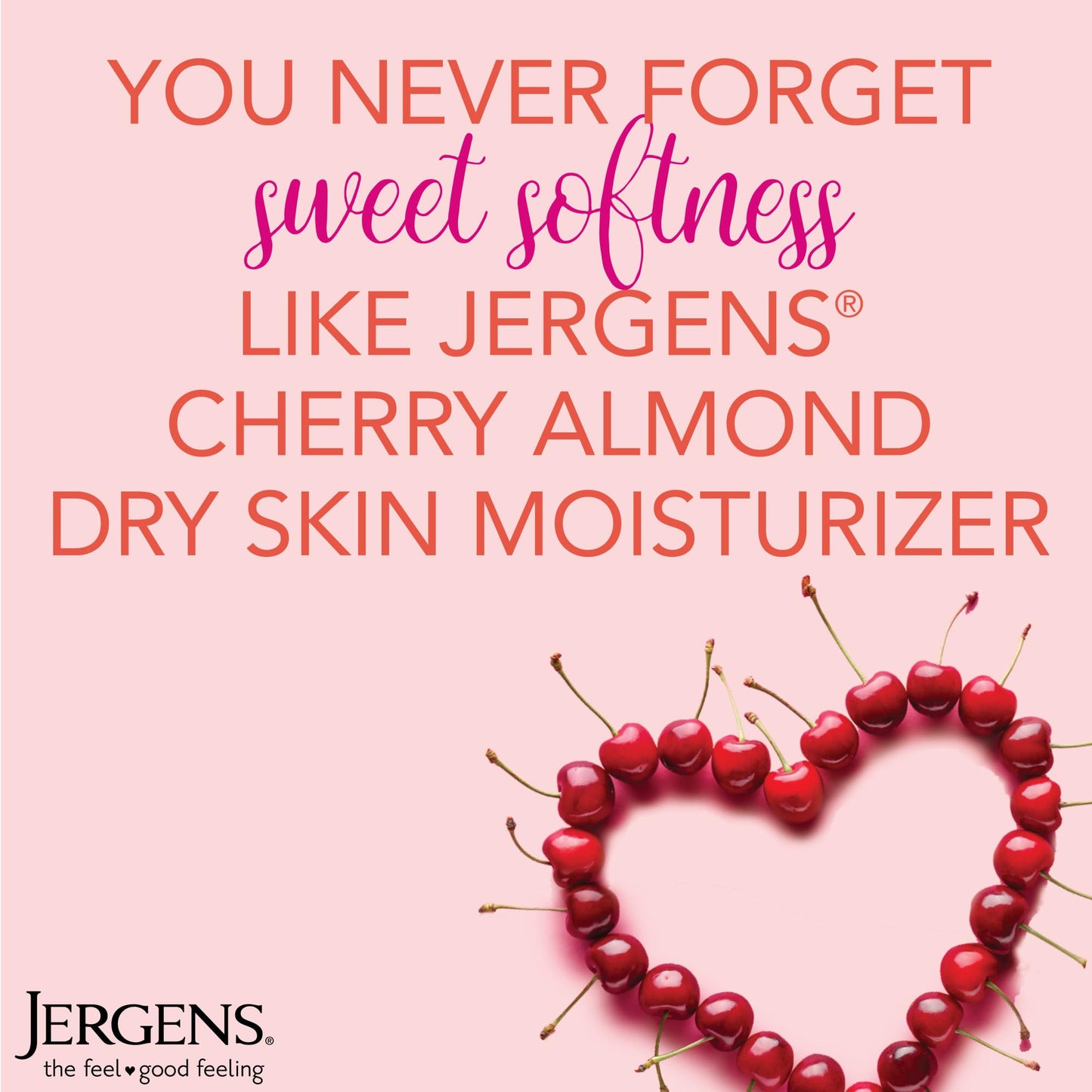 Jergens Original Scent Dry Skin Body Lotion, Hand and Body Moisturizer, Cherry Almond Essence - Maple Wellness Supplements