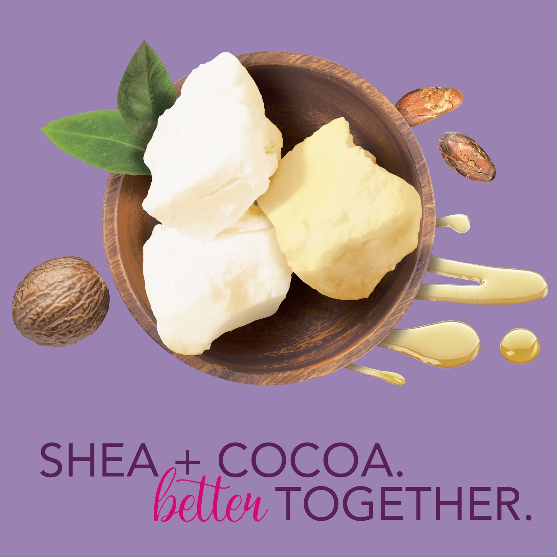 Jergens Shea and Cocoa Whipped Body Butter Lotion, Tone Enriching Hand And Body Lotion for Dry Skin, with Vitamins B3 & E, 8.5 Oz - Maple Wellness Supplements