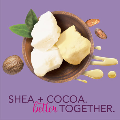 Jergens Shea and Cocoa Whipped Body Butter Lotion, Tone Enriching Hand And Body Lotion for Dry Skin, with Vitamins B3 & E, 8.5 Oz - Maple Wellness Supplements