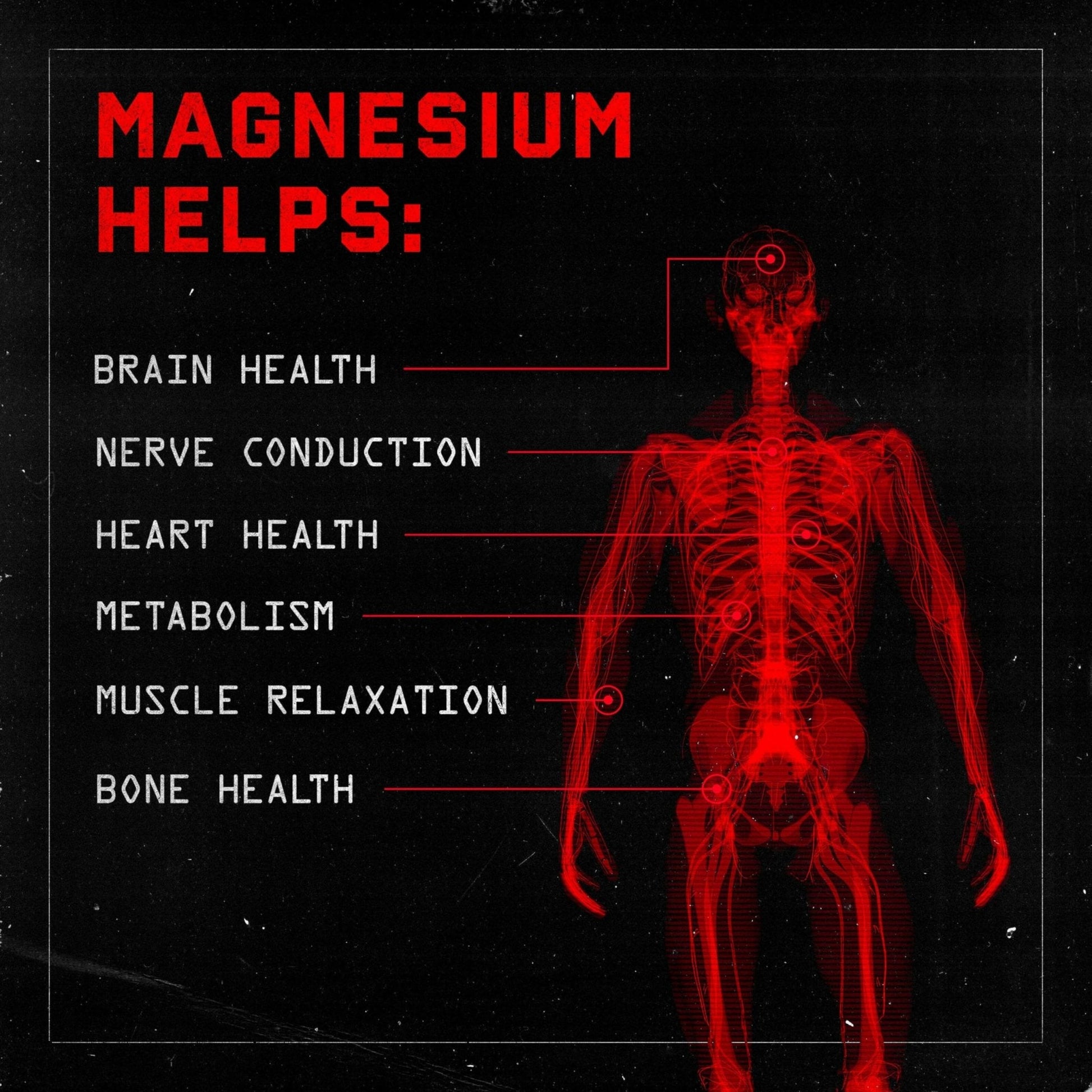 Jocko Fuel Magnesium Complex Supplement - Magnesium Glycinate, Citrate, & Taurate Capsules Dietary Supplement for Muscle Recovery & Relaxation, Heart, Nerve, Bone Support, & Sleep 30-Day Supply - Maple Wellness Supplements